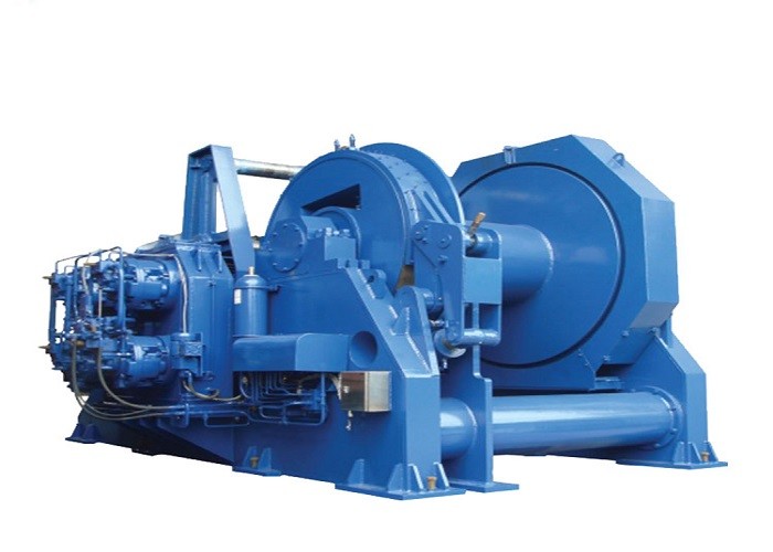 30T High Power And Slow Speed Hydraulic Crane Winch For Offshore
