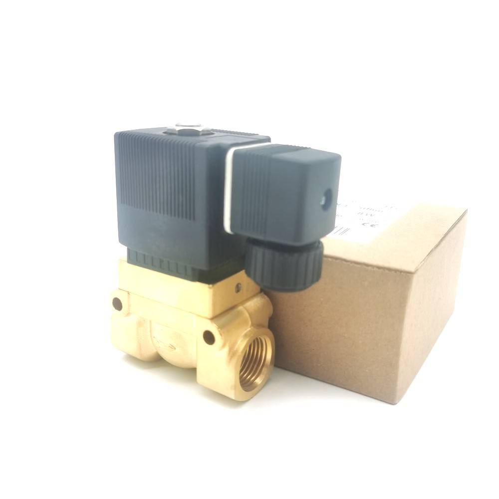 electromagnetic valve BURKERT 00126198 6014 D Normally Open G1/8 2.0 Flow Hole DC24V 8W Brass Valve Body 32 * 32 0~10bar