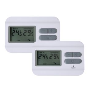 Riseem Push - button Easy Reader Non Programmable Manual Room Thermostat Digital