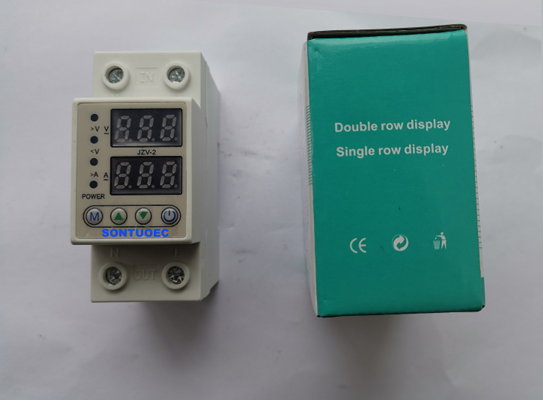 Sontuoec Din Rail Adjustable Automatic Voltage Protector 63A 230V