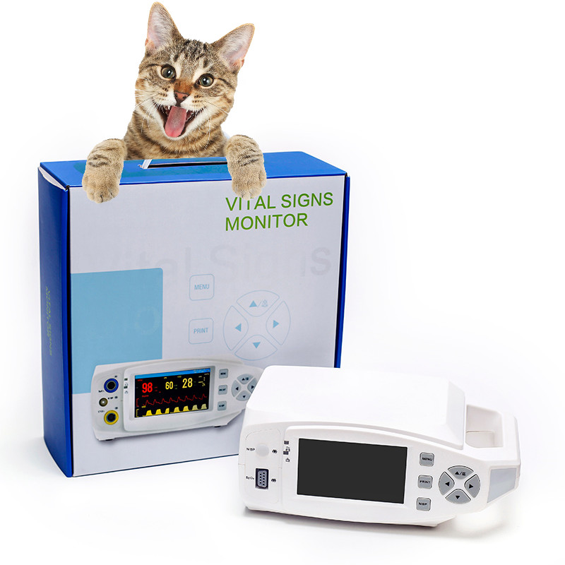 Oscillometric Veterinary Blood Pressure Monitor RoHS 4.3nch Color TFT