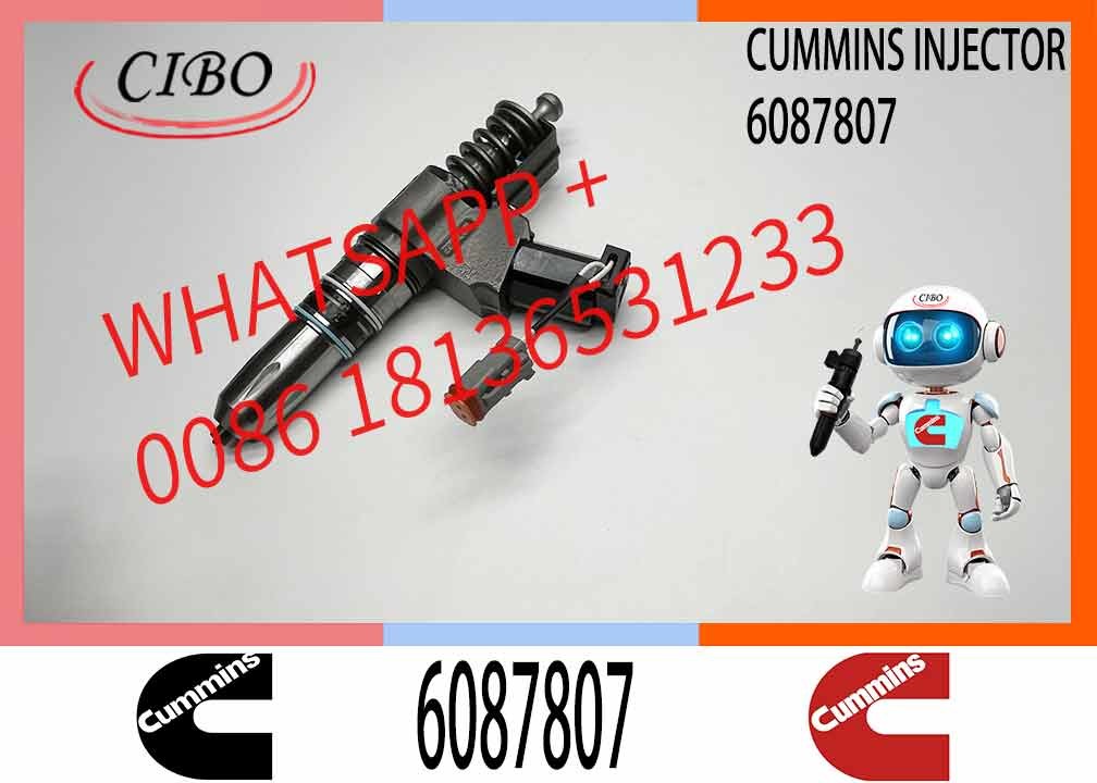 NINE Brand High Performance Diesel Injector 6087807 Fuel Injector 6087807
