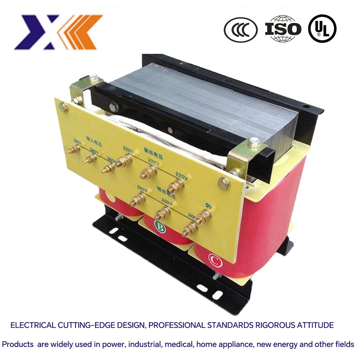 Energy-Saving Multi-Winding Three Phase Step-Down Transformer for Electric Devices