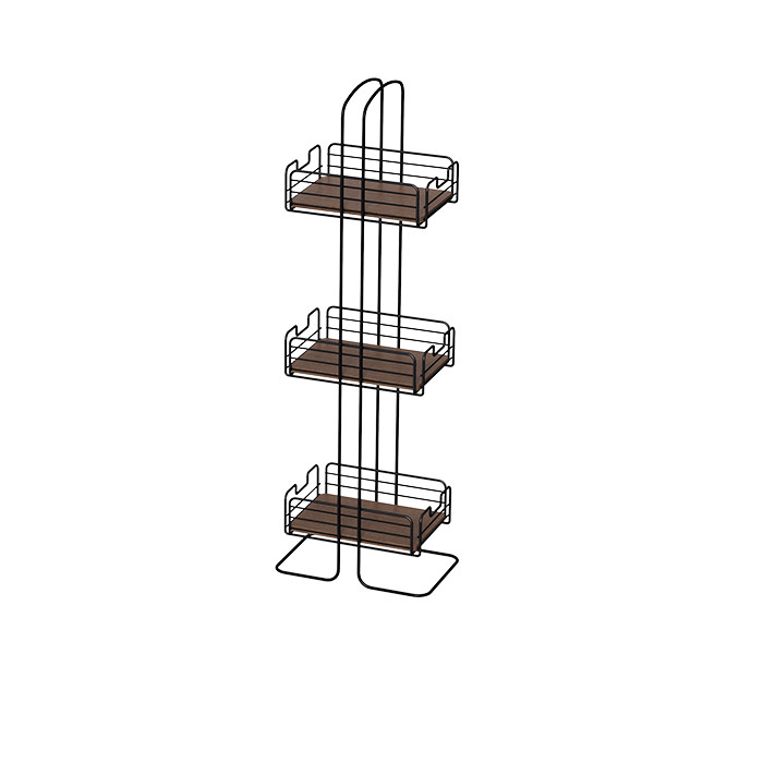 Standing Bathroom Organizer Multi-function Iron Wire Rack Stainless Steel Shower Caddy