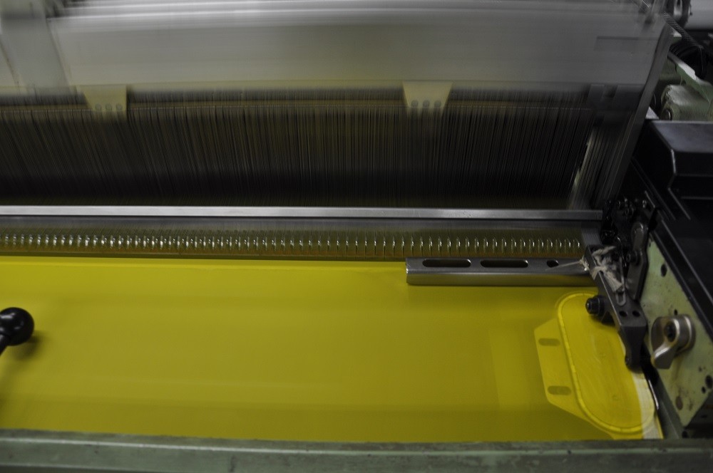 Polyester Screen Printing Mesh made of 100% Polyester Yarn woven with Kufner Reeds