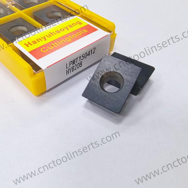 Quality CNC Precision Milling Series PVD Coating HYB208 Model LPMT150412 For Difficult-to-machine Materials Except High-temperature Alloys for sale