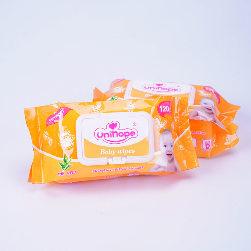 Age Group Babies Household Organic Wet Cleaning Pure Water Based Cotton Plant Lid Cover Newborn Baby Wipes