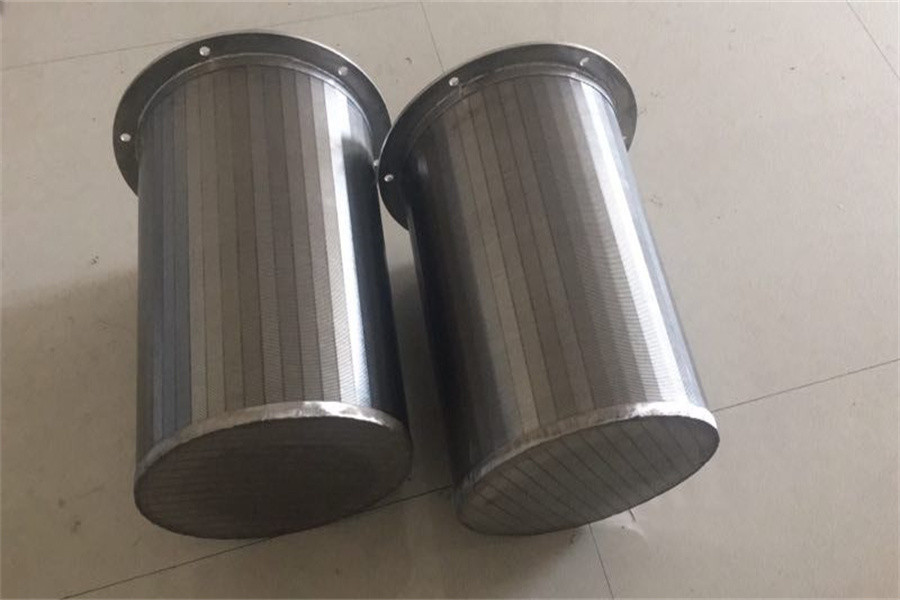 Liquid Wedge Wire Screen Pipe 304 316 Stainless Steel Filter Element