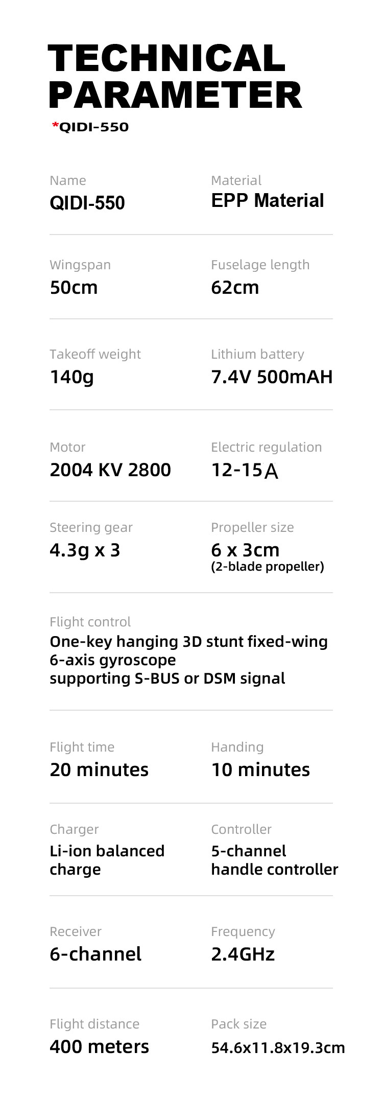 Electric Power Source A550 Four Channels Mini Size Aerobatic Flying 3d 6g Rc Airplane Toys Rtf 10mins Playing Time