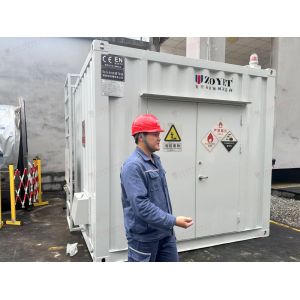 Custom Hazmat Container for Chemical Storage with Fireproof Design