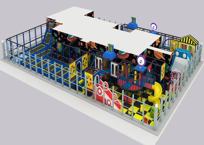 Gymnastic Outdoor Trampoline Park Playground Jumping Zone Trapeze