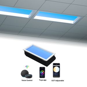  40W LED Ceiling Light Panel with Adjustable Color Temperature, Brightness, Smart App &amp; DIY Modes Manufactures