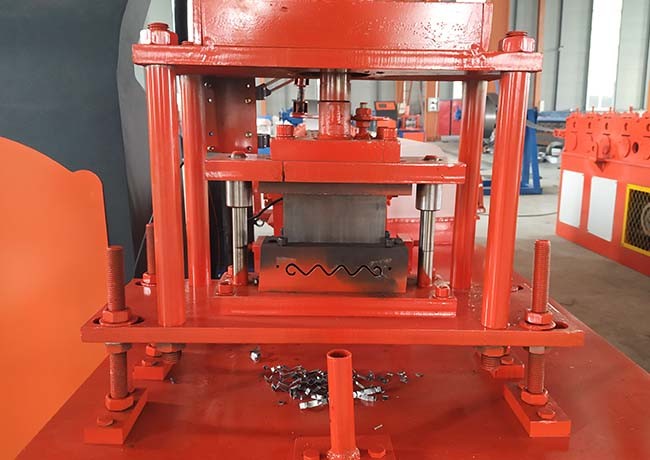High Strength Steel Frame Roll Forming Machine , Corrugated Roller Shutter Door Machine