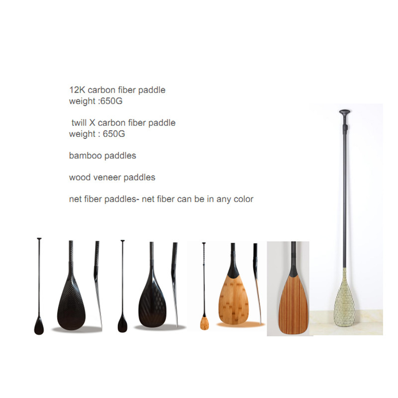 2021 customized logo 3 pieces stand up paddle surf,adjustable carbon fiber sup paddle manufacturer