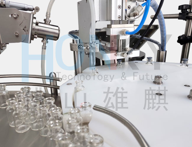 AC 220V Steriline Vial Filling Machine Ceramic Pump Small Bottle Filler