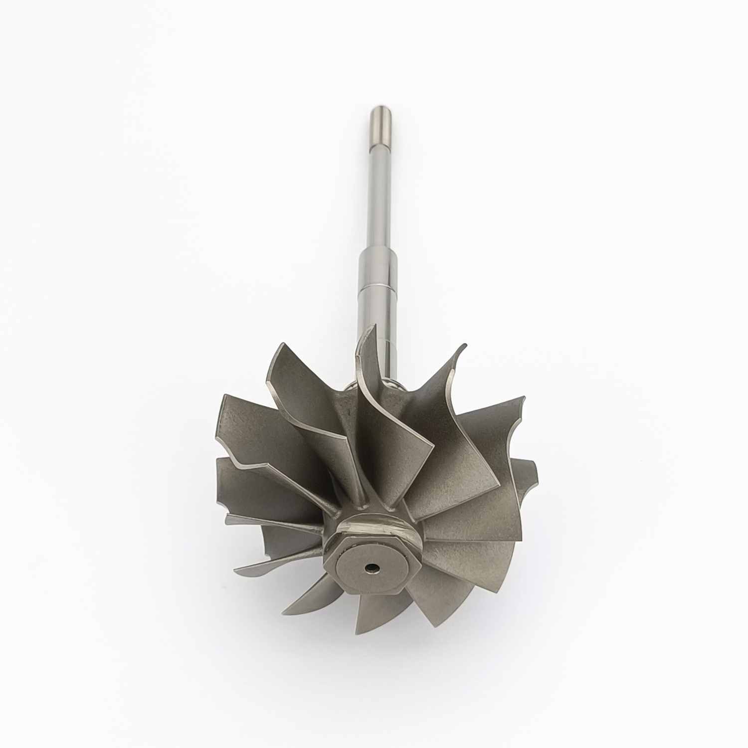 MS-TECH Turbo GTW38 Turbine Wheel Shaft 407276-6 407276-19 Fit Turbos Ind 74.17mm Exd 64.56mm Blades 11