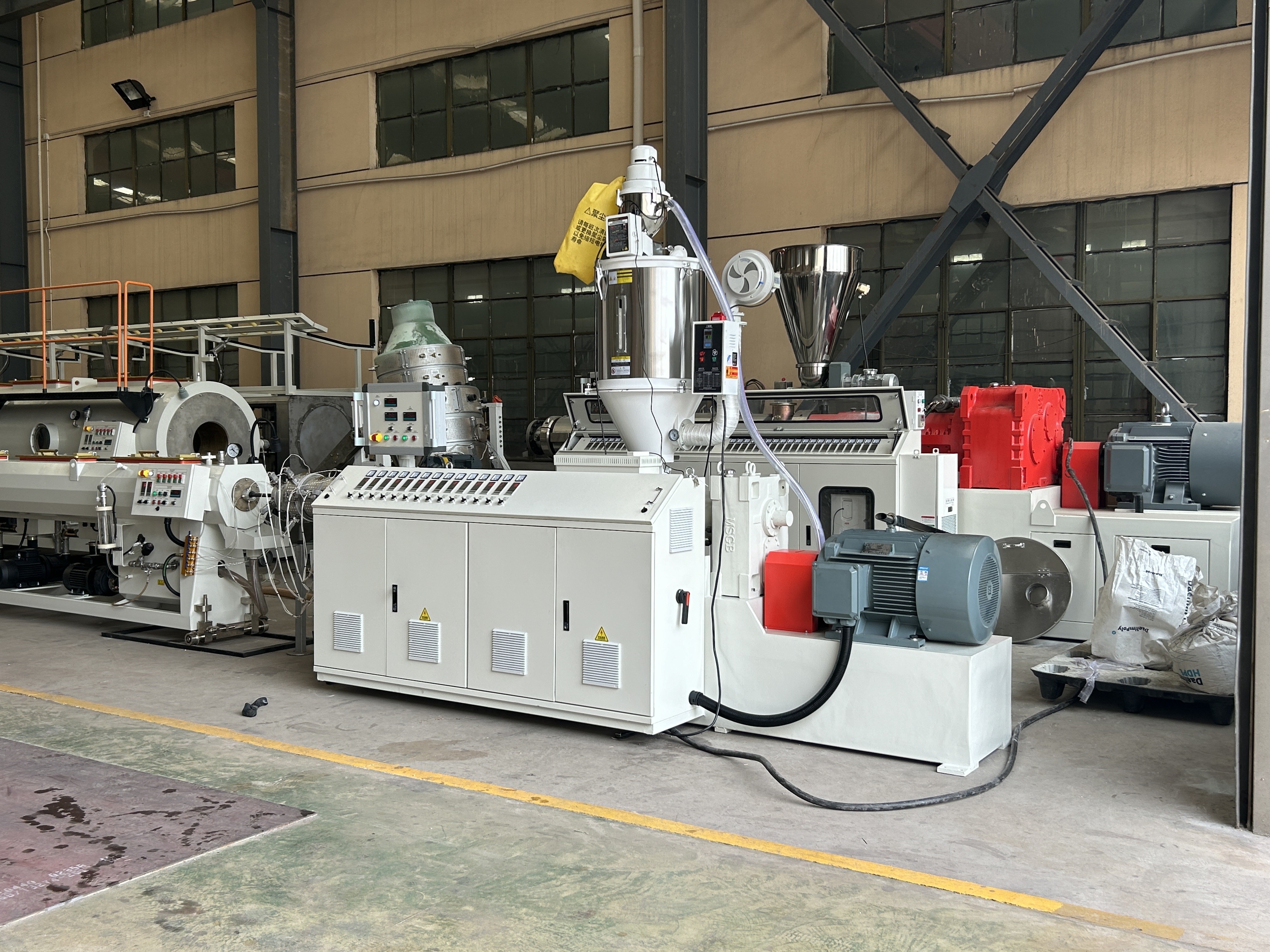Plastic PE Single Wall Conduit Pipe Extrusion Machine Shirnking Hose Shisha Hookah Pipe Hose Making Machine