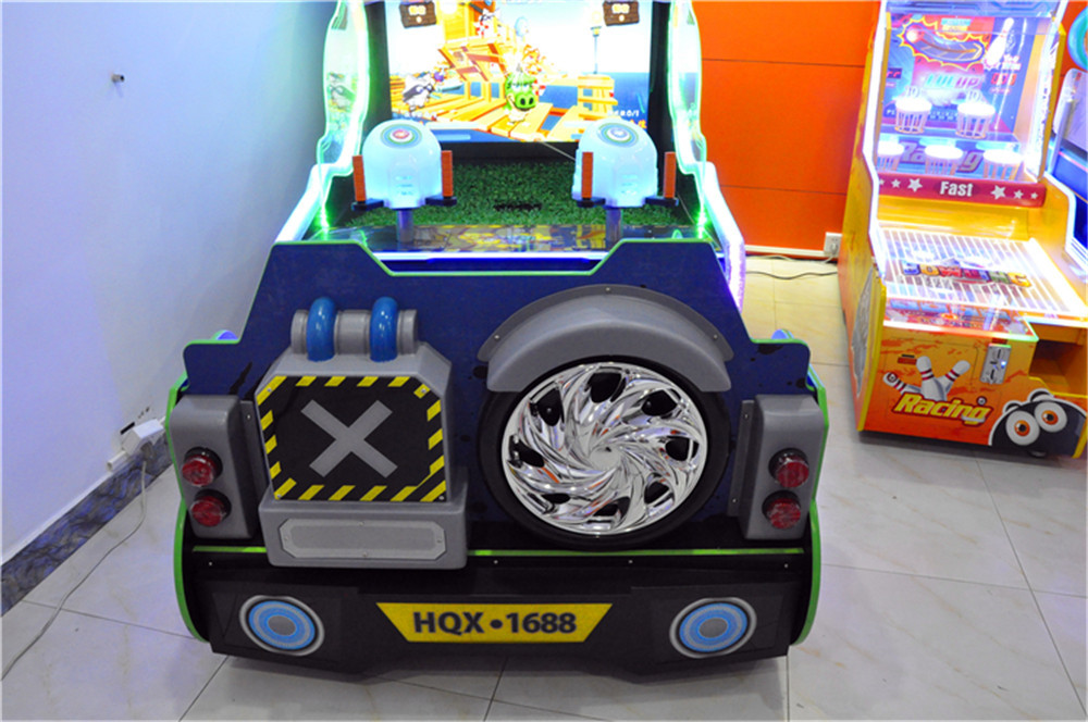 Crazy Water Gun Ticket Redemption Game Machine For 2 Players 350W