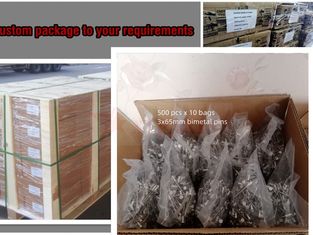M3 Aluminum Base Capacitor Discharge Weld Bimetallic Pin With Copper Plated Nail