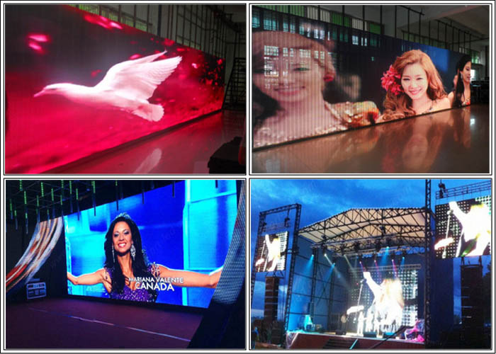 High Definition LED Grille Screen No Noise 500mmX1000mmX75mm Wide View Angle