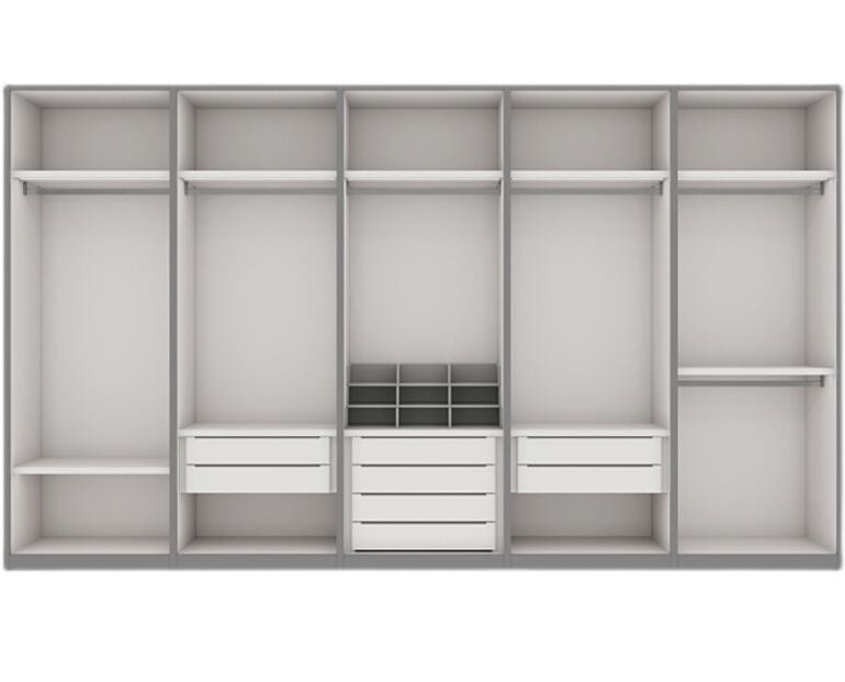 2M Solid Wood Storage Cabinet Wall Mounted Display Units For Living Room