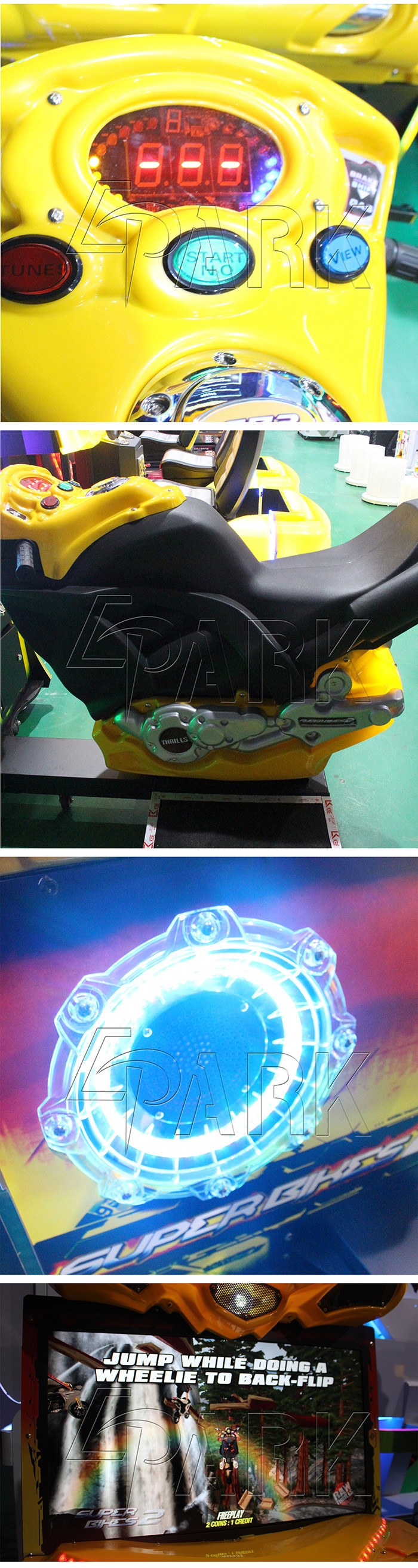 EPARK FF Moto motorbike racing game coin operated video arcade machine