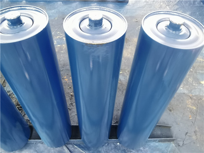 1045 Waterproof Conveyor Carrier Roller Hot Galvanized Painting