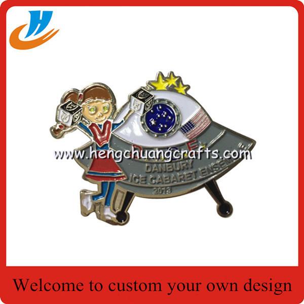 New product soft enamel flower lapel pin custom zinc alloy lapel pin custom