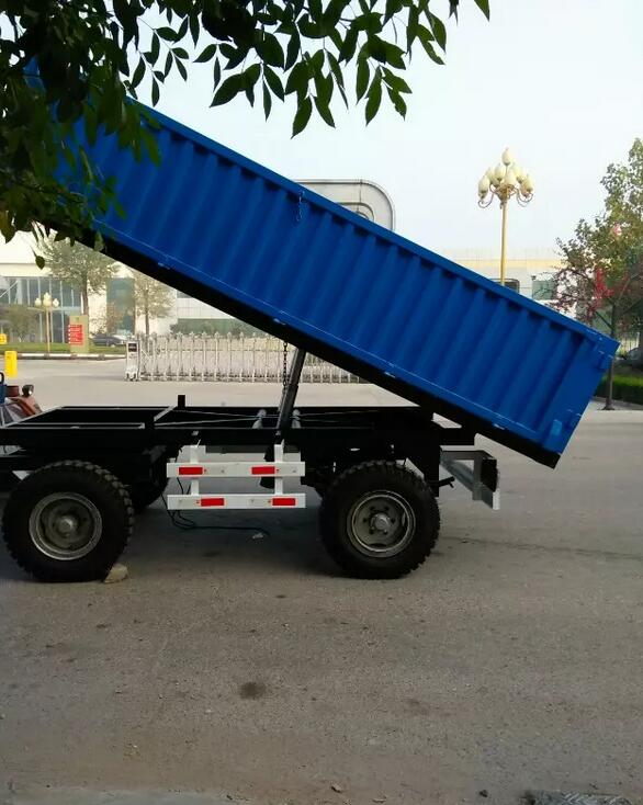 13 Ton Capacity Axle Small Mini Tractor Trailer for Walking Tractor