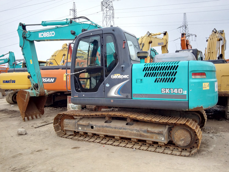 Customized Used Kobelco Excavator 14Ton 14000 KG 74KW MITSUBISHI Engine