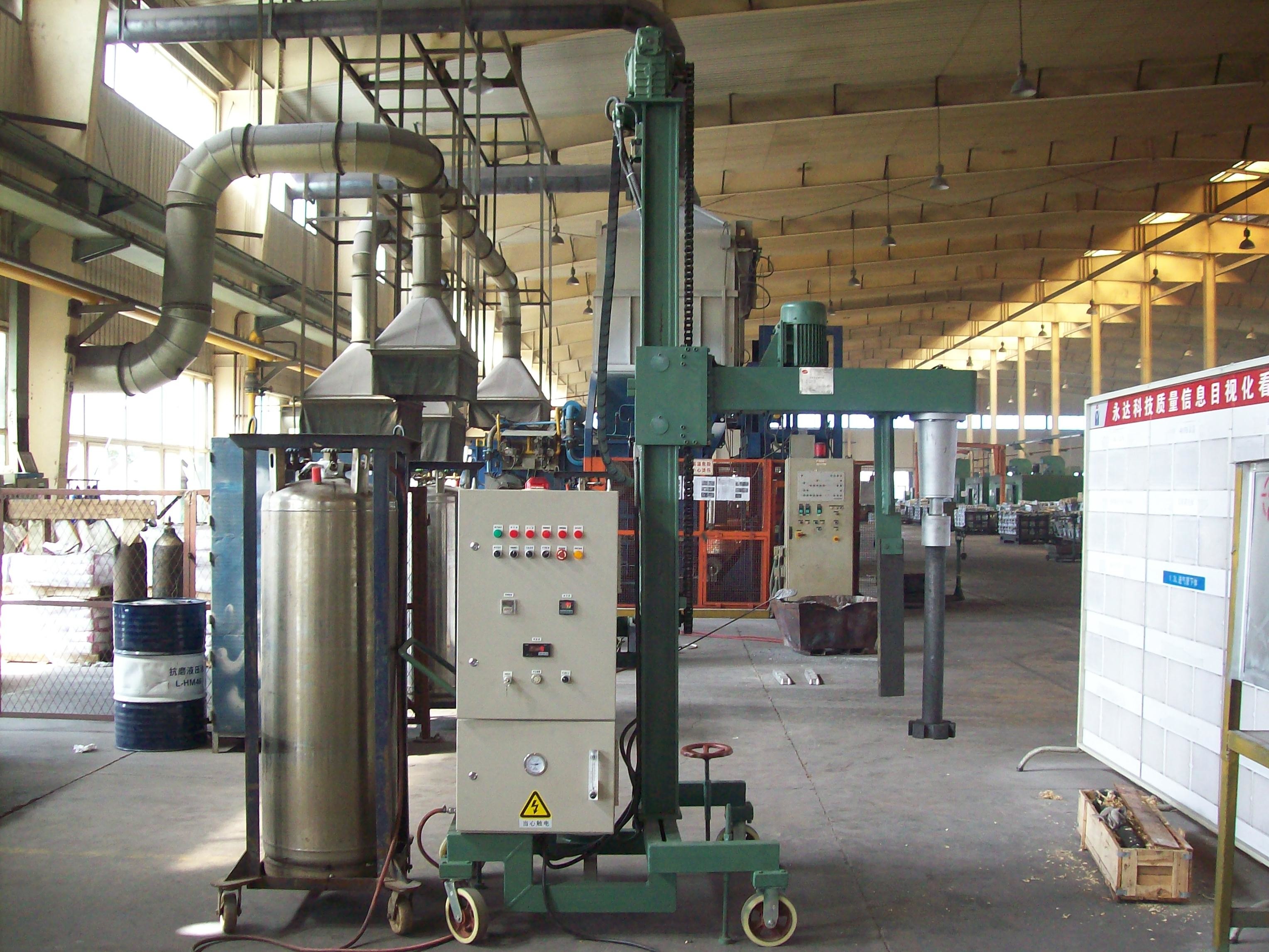 Refined Flux Powder Spraying Amount of 0-350 g/min Aluminum Refining Degassing Machine with Adjustable Gas Flow Rate