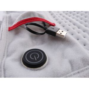  DC 5V 3A USB Heating Pad For Waist Micromink Polyester Material Manufactures