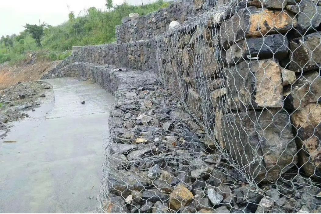 Standard Hexagonal Wire Gabion Box Retaining Wall Galvanized