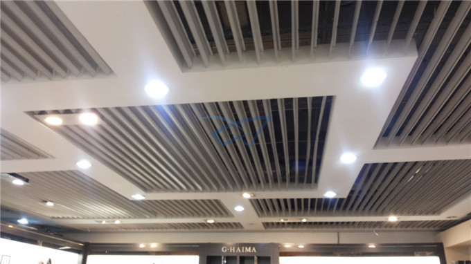 Moisture Proof Aluminum Metal Ceiling A Type Screen 3000mm Length