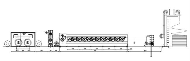 High Speed Aluminium Wire Rod Drawing Machine Separate Motor Controlled