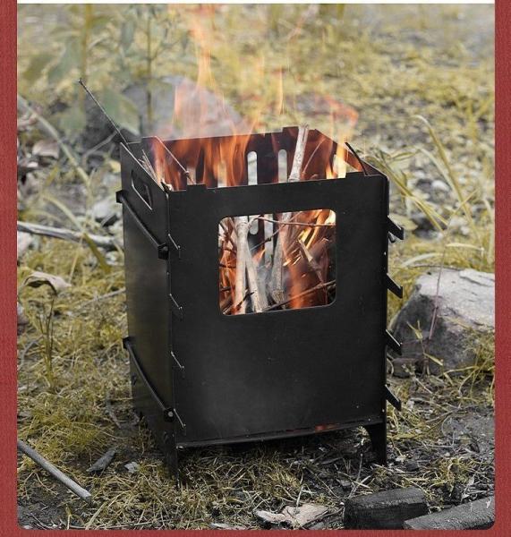 Flame Safety Device Stainless Steel Campfire BBQ Stove Oven Grill For Family