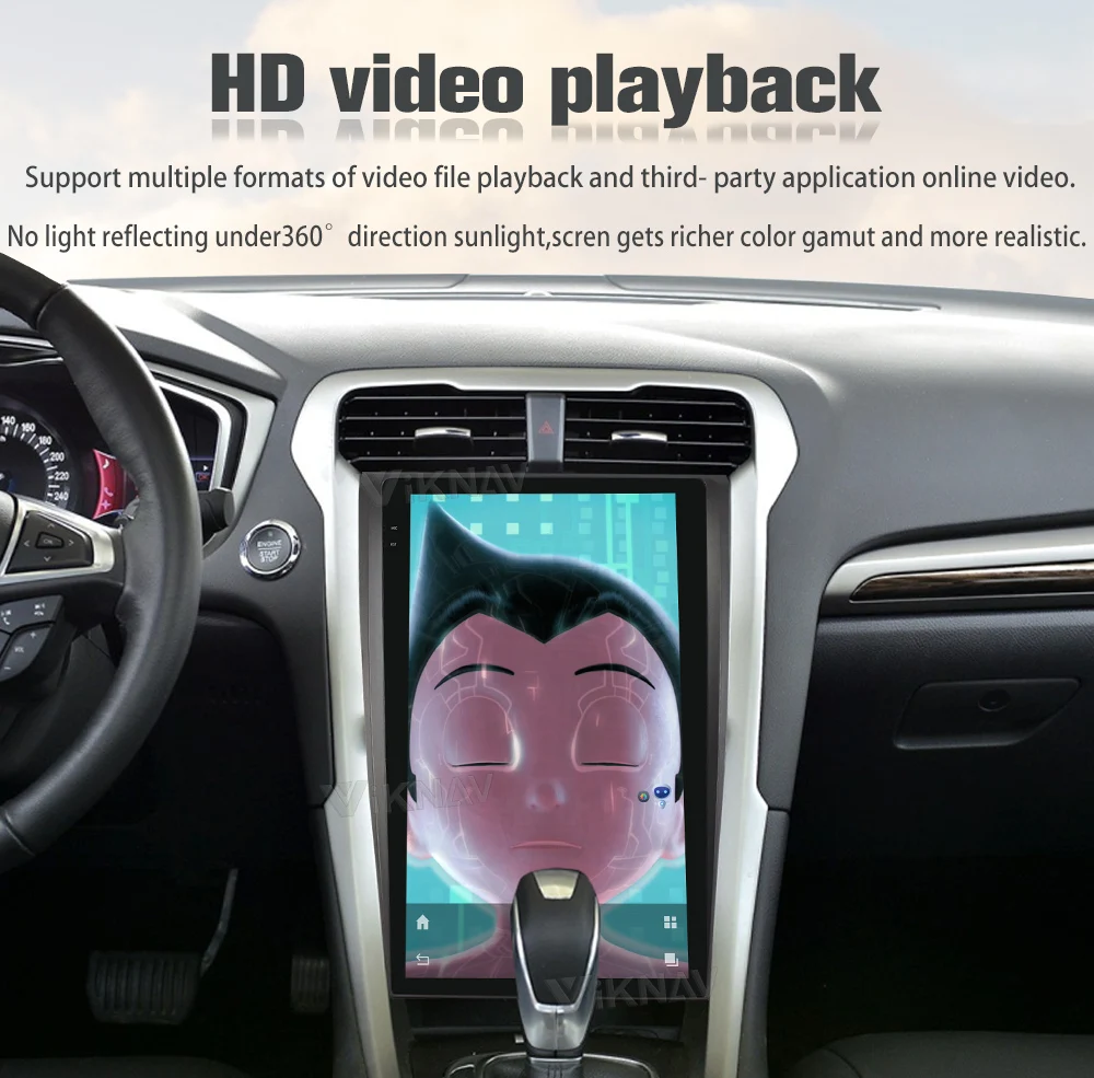 13.6 Inch Android Auto Car Radio For Ford Mondeo 2013-2021 Multimedia Player GPS Navigation Head Unit Wireless Carplay