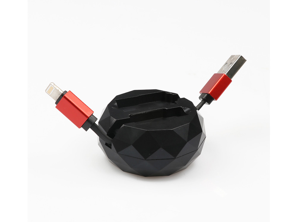 2019 Tpe Retractable Extending USB Cord Reel Micro 8pin Type C For IPhone/Android