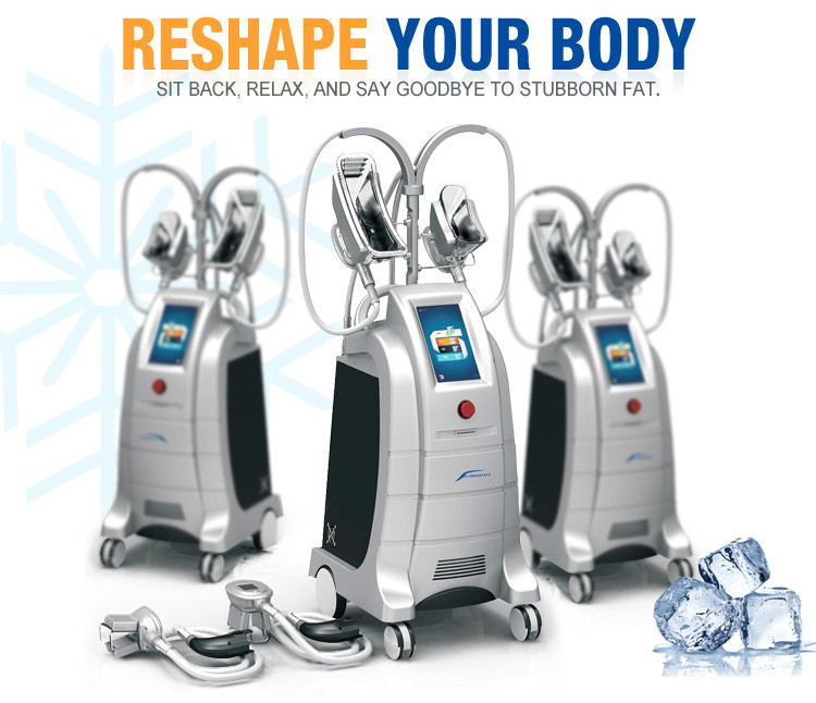 Cryolipolysis slimming equipment Europe popular 4 handpieces cryomed cryolipolysis rf slimming machine