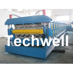 Automatic PLC Control Dual Level Roll Forming Machine With Manual / Automatic
