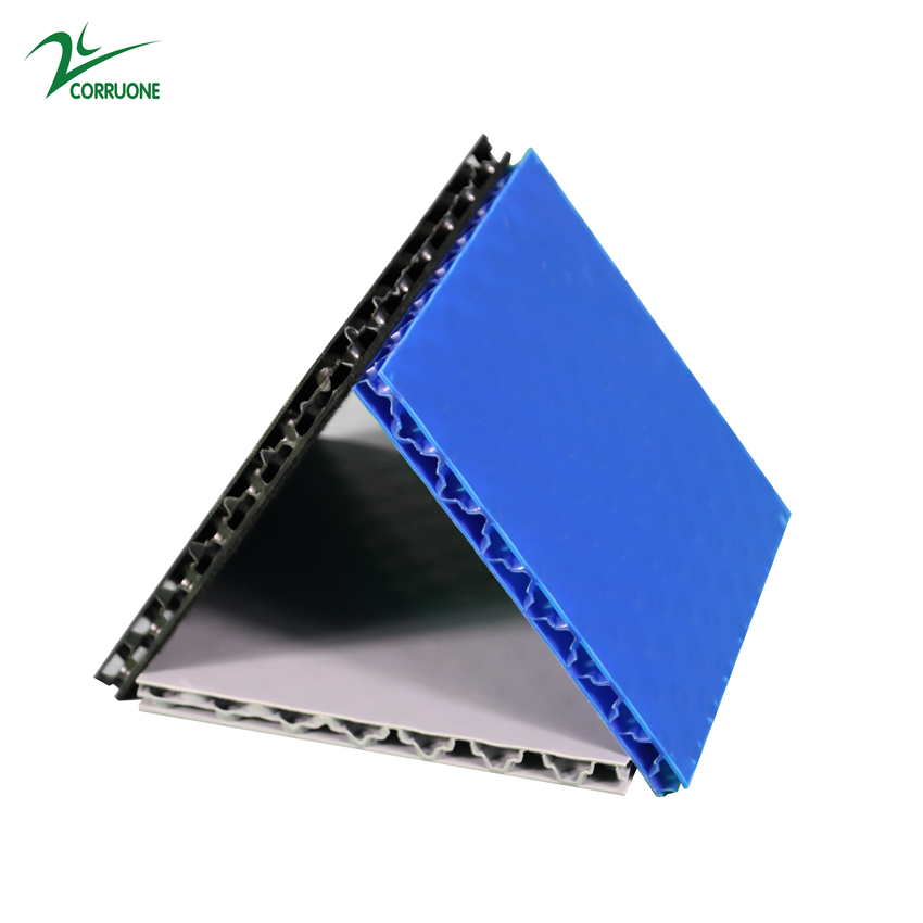 3mm-11mm PP Plastic Honeycomb Board Purple 4x8 Honeycomb Panels