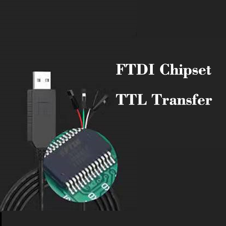FTDI Chipset FT 232 5V 3.3V USB to 4 PIN Dupont Uart TTL Serial Converter Cable for Raspberry Pi