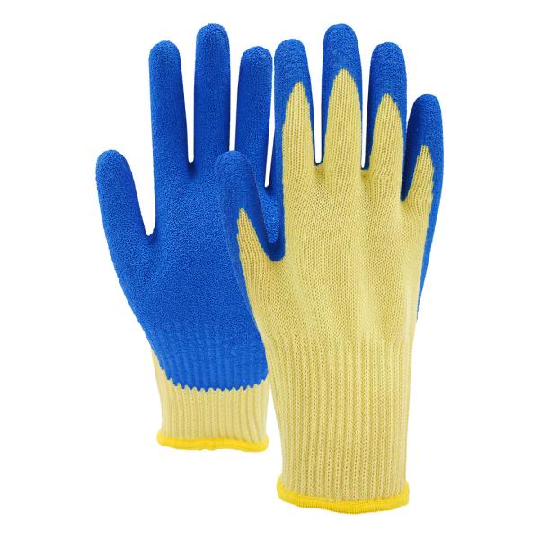 10 Gauge Aramid Cut Resistant Heat Resistant Gloves Custom Safety Construction