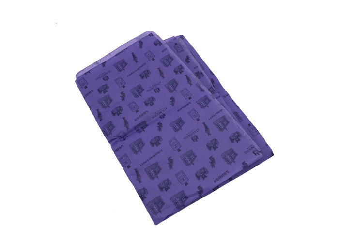 Purple Tissue Wrapping Paper Sheet / Personalised Wrapping Paper Roll