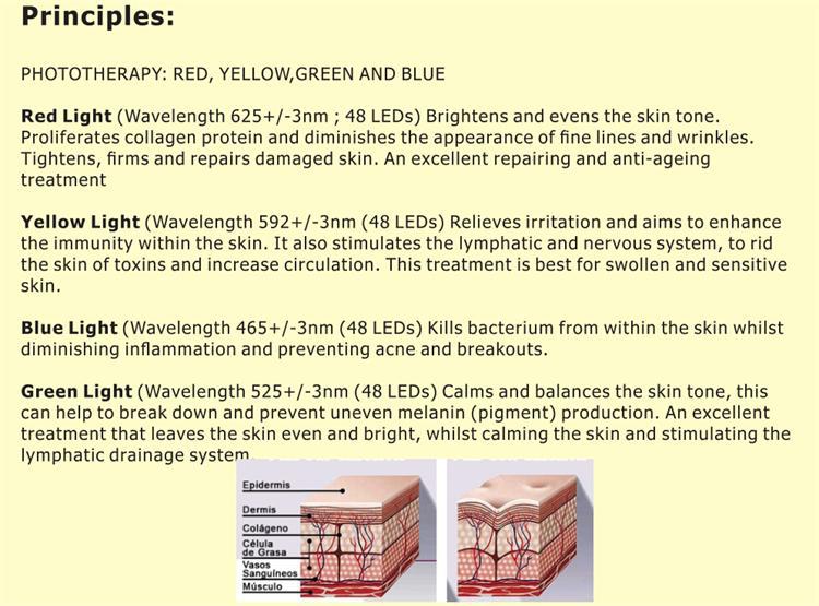 BF8005 Home Use Led Skin Therapy Acne Treatment Facial Beauty Machine Best Portable Led Therapy Machine