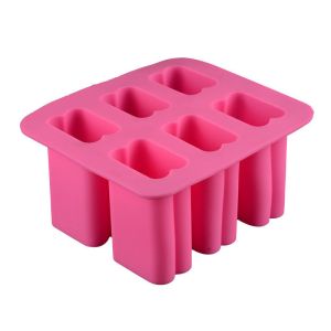 Custom Silicone Rubber Soap Mold 6 Cavity Rectangular Silicone