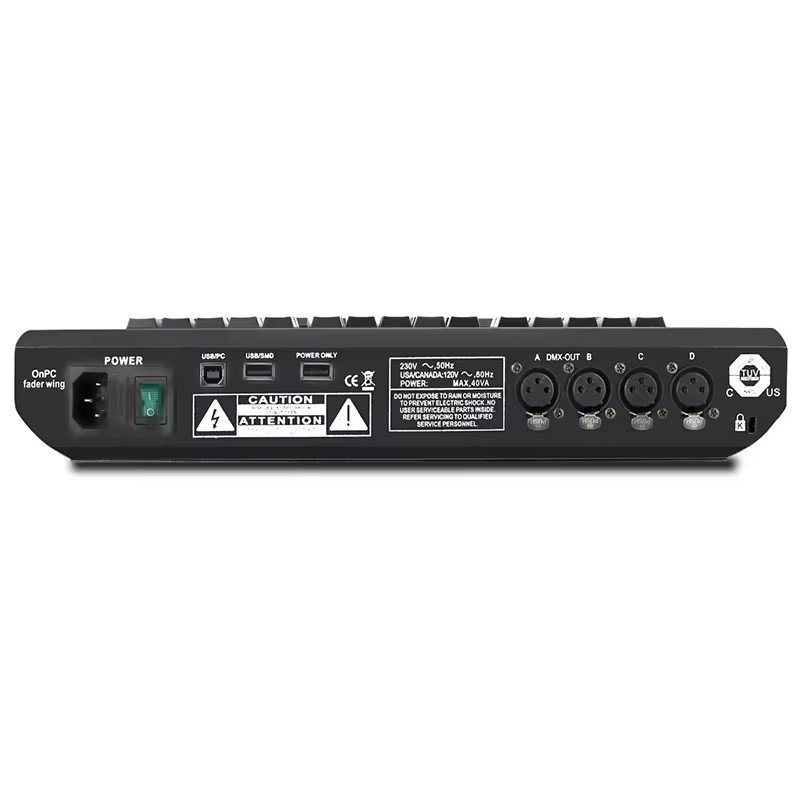 Dmx512 MA OnPC Fader Wing Stage Light Controller With Flight Case