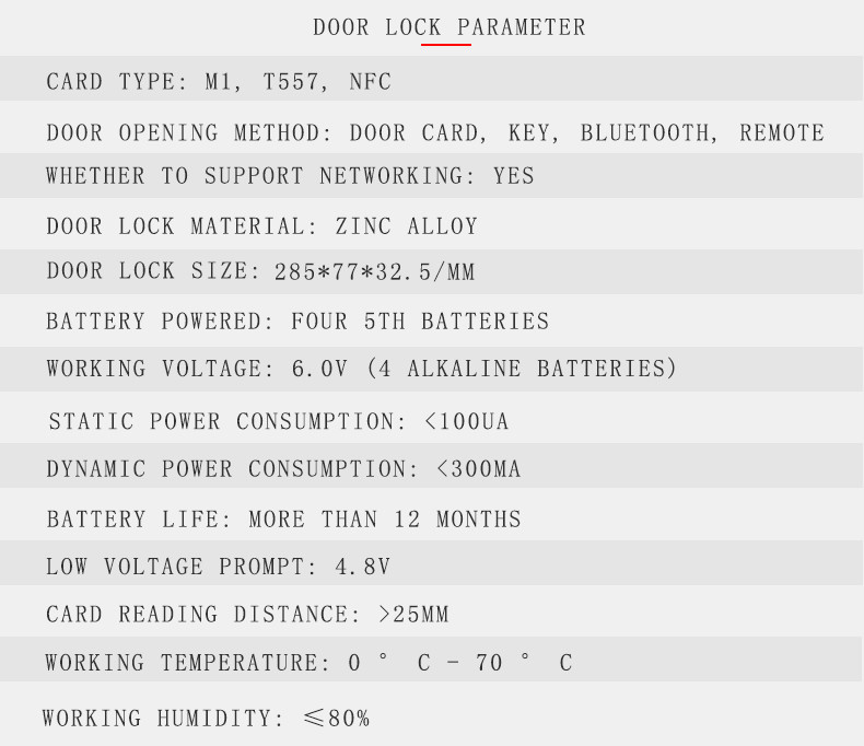 Stainless Steel Keyless Hotel Door Locks Custom Keypad Front Door High Strength