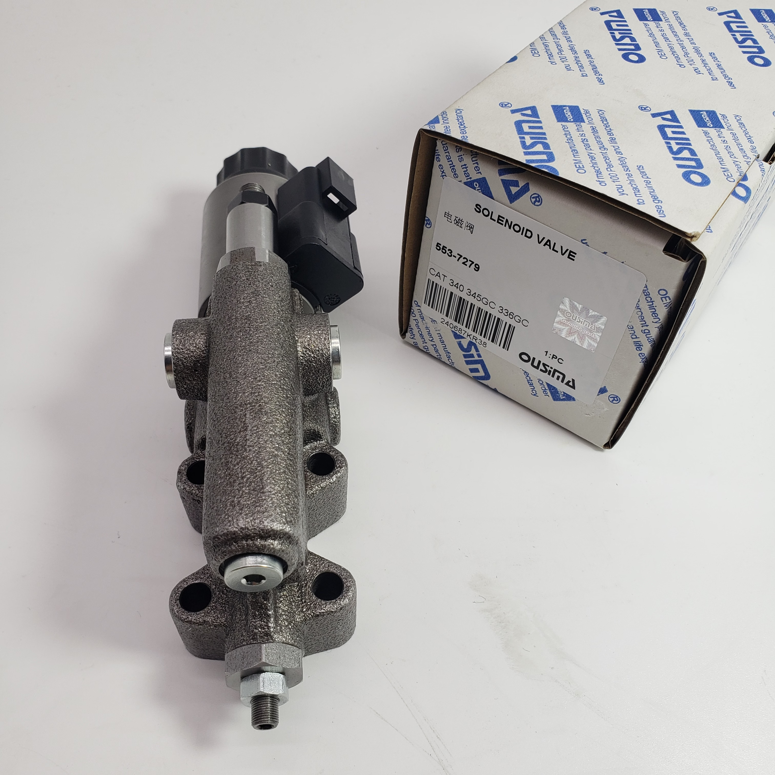 Solenoid Valve 553-7279 For CAT E336 E352 E340 E349 E345GC