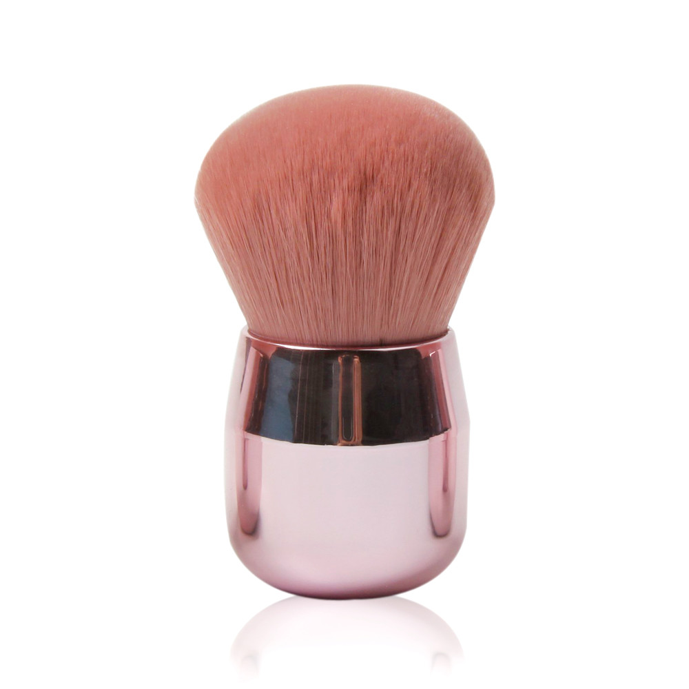 Portable Mineral Aluminium Ferrule Makeup Kabuki Brush